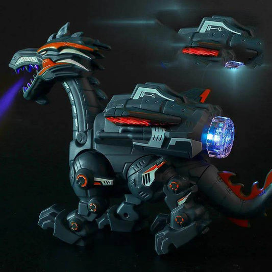 Electric Spray Mechanical Dinosaur Toy Model Multifunctional Sound And Light Toy - Here2Save