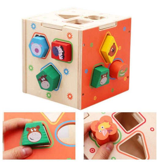 Early childhood cartoon shape intelligence box - Here2Save