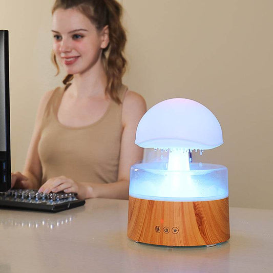 New Rain Cloud Humidifier Aromatherapy Machine Air Humidifier Ultrasonic Aroma Diffuser - Here2Save