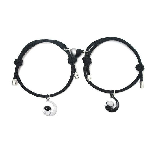 Love Magnet Astronaut Astronaut Couple Bracelet - Here2Save