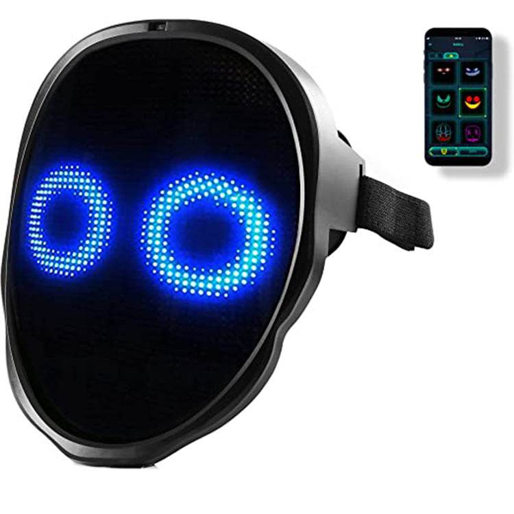 Halloween Face Masks Full Color LED Luminous Mask Face Changing Mask Party Bar Props - Here2Save
