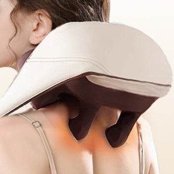 New Neck Massager Shoulder With Heat For Pain Relief Deep Tissue Electric Kneading Massager Health Supplies - Here2Save