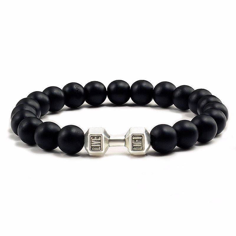Natural Volcanic Stone Beads Bracelets Black Lava Men Women Bracelet Aromatherapy Essential Oil Diffuser Bangle - Here2Save
