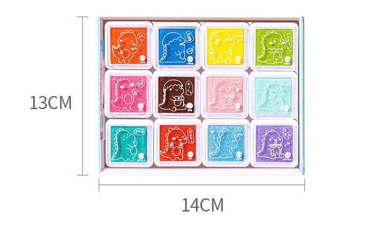 Washable Non-toxic Kindergarten Paint Hand Palm Painting Stamp Pad Graffiti Painting Toy - Here2Save