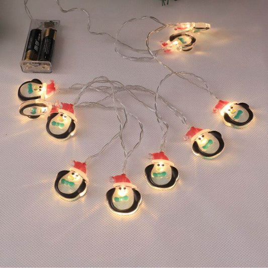 Room Christmas Battery LED Snowman Light String - Here2Save