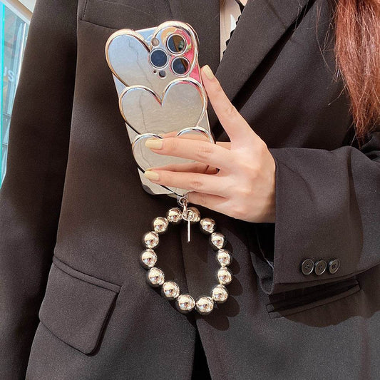 Electroplating Love Mobile Phone Case Three-dimensional Soft Shell - Here2Save