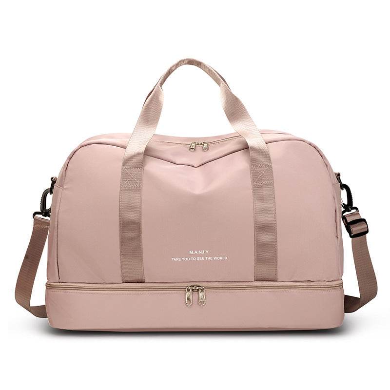 Expandable Travel Bags Dry And Wet Separation Sports Fitness Handbag Women's Large Capacity Totes For Weekend Overnight Shoulder Bag - Here2Save