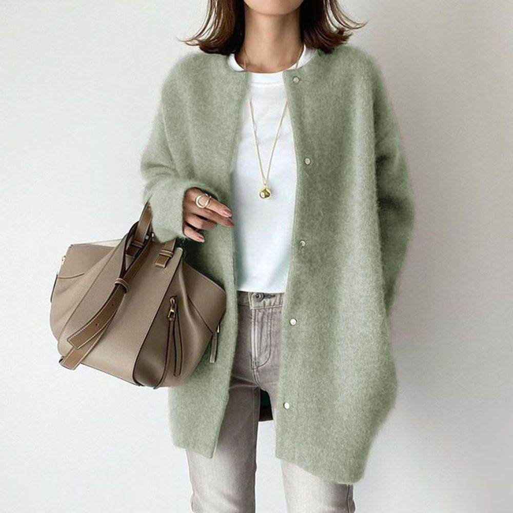 Knitted Jacket Slimming Sense Of Design Niche Loose - Here2Save