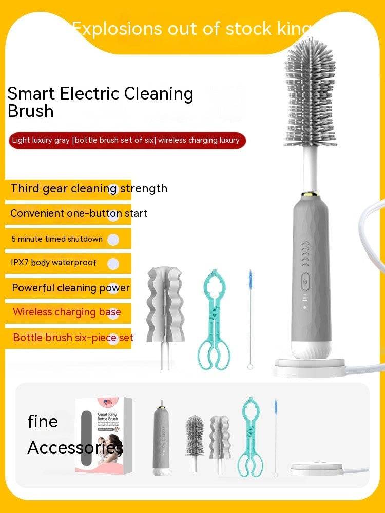 Electric Baby Bottle Brush Sponge Cup - Here2Save