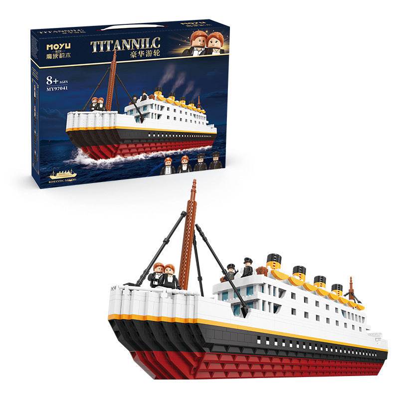 Small Particle Building Blocks Educational Toys Sailboat - Here2Save