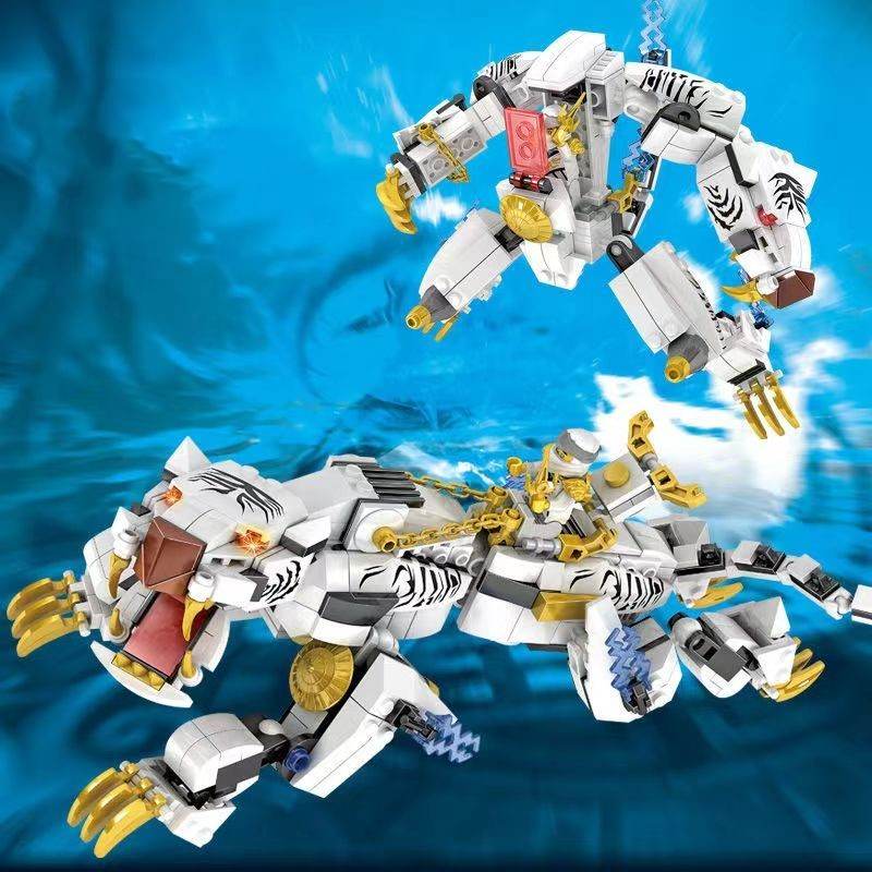 Four Magic Animals Puzzle Assembled Building Block Toys - Here2Save