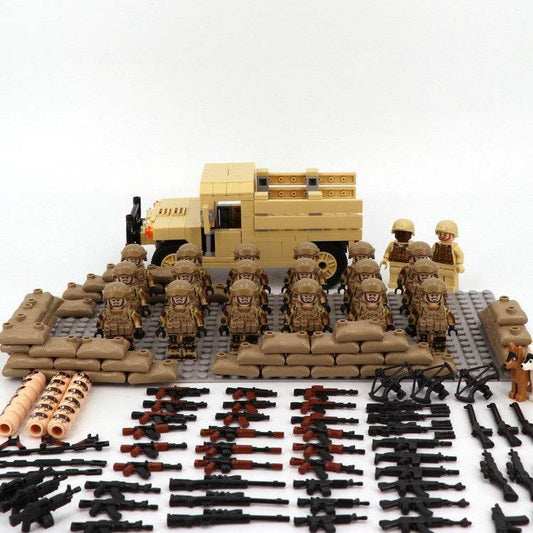 Military Action Assembling Blocks For US Special Forces Operation Red Sea - Here2Save