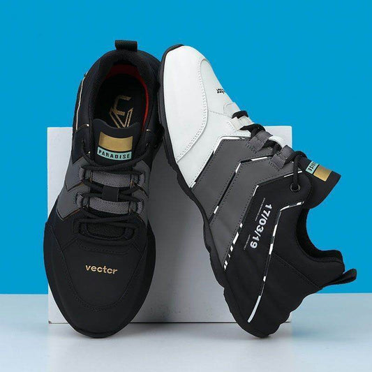 Soft Leather Thick Soled Dad Shoes - Here2Save