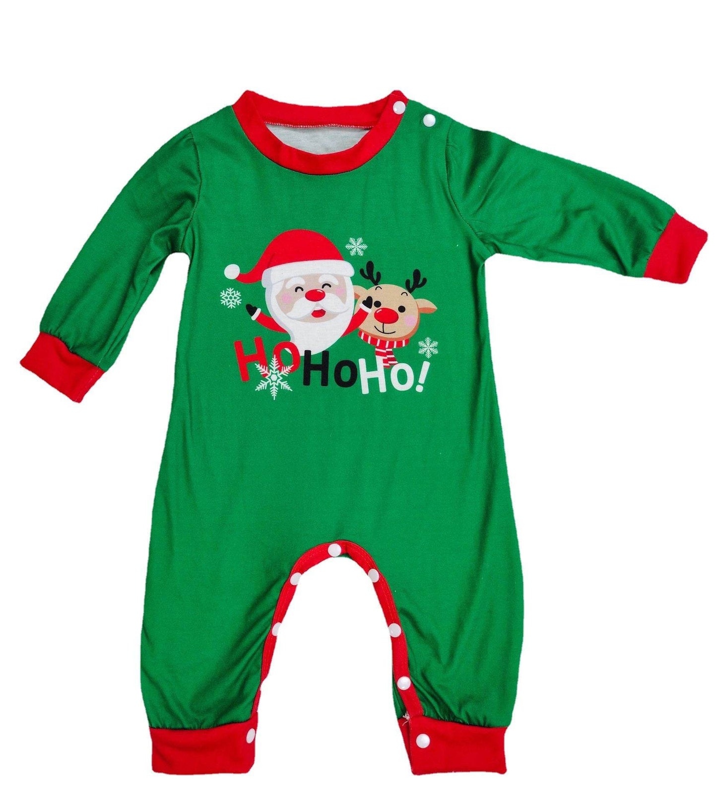 Christmas Pajamas For Family Matching Family Christmas PJs Sets Santa Claus Printed Top Sleepwear - Here2Save
