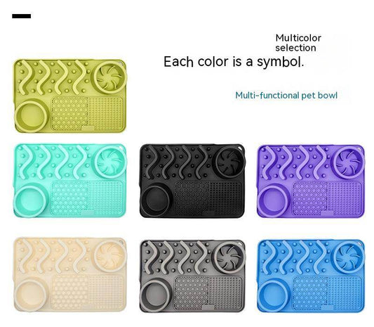 Dog Silicone Licking Pad Pet Licking Mat Silicone Smelling Mat Multifunctional Food Bowl Pets Supplies - Here2Save