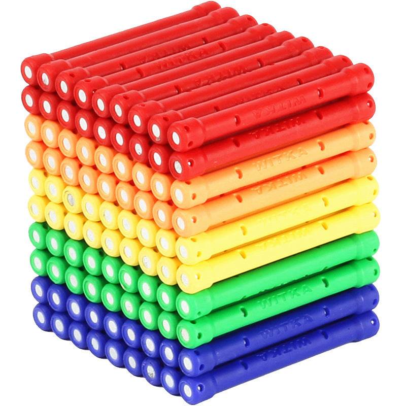 Girl Building Blocks Magnet Toy - Here2Save