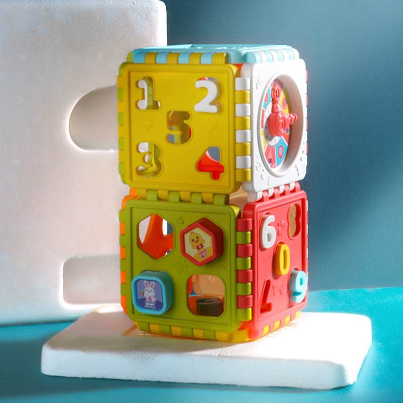 Multifunctional Cognitive Hexahedron Boy And Girl Building Blocks - Here2Save