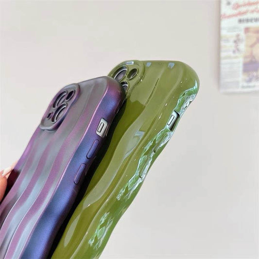 Solid-color Water Ripple-sensitive Mobile Phone Case - Here2Save