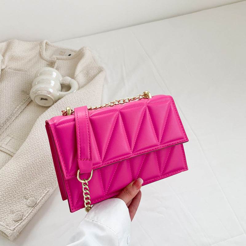 Small Square Bags Fashion Chain Crossbody Shoulder Bag - Here2Save