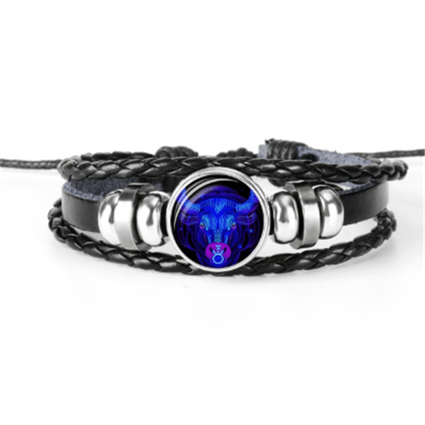 Zodiac Constellation Bracelet Braided Design Bracelet For Men Women Kids - Here2Save
