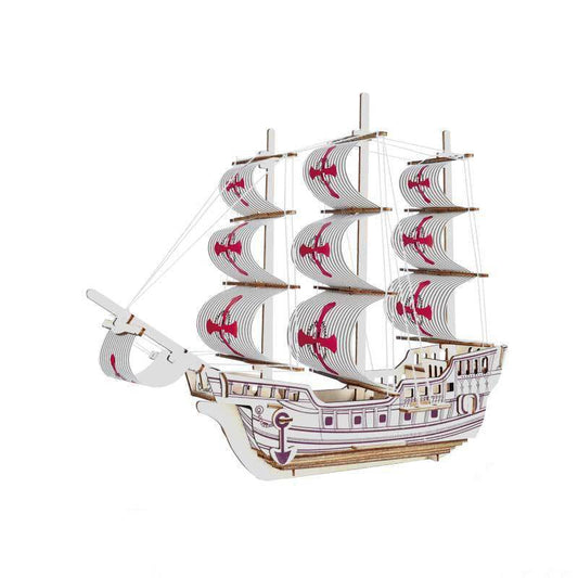 3D Assembly Model Of Santa Maria - Here2Save