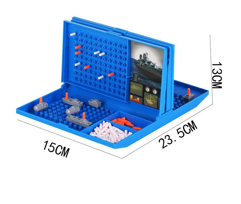 Duel game warship chess building blocks - Here2Save