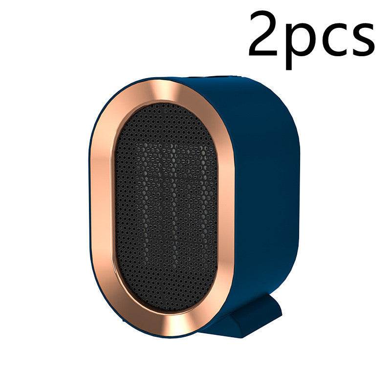 Desktop Electric Heater Mini Portable Fan Heater 220V PTC Ceramic Heating Warm Air Blower Home Office Warmer Machine - Here2Save