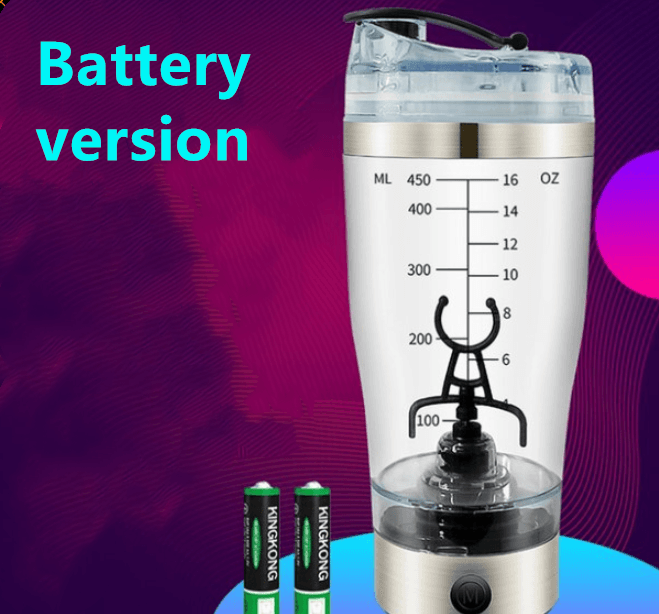 Electric Protein Shake Stirrer USB Shake Bottle Milk Coffee Blender Kettle Sports And Fitness Charging Electric Shaker Cup - Here2Save