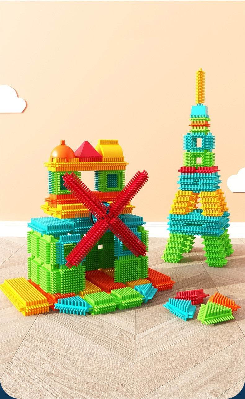 Enlightenment Thorn Bristle Building Blocks Puzzle Assembling Toys For Boys Baby Girls - Here2Save