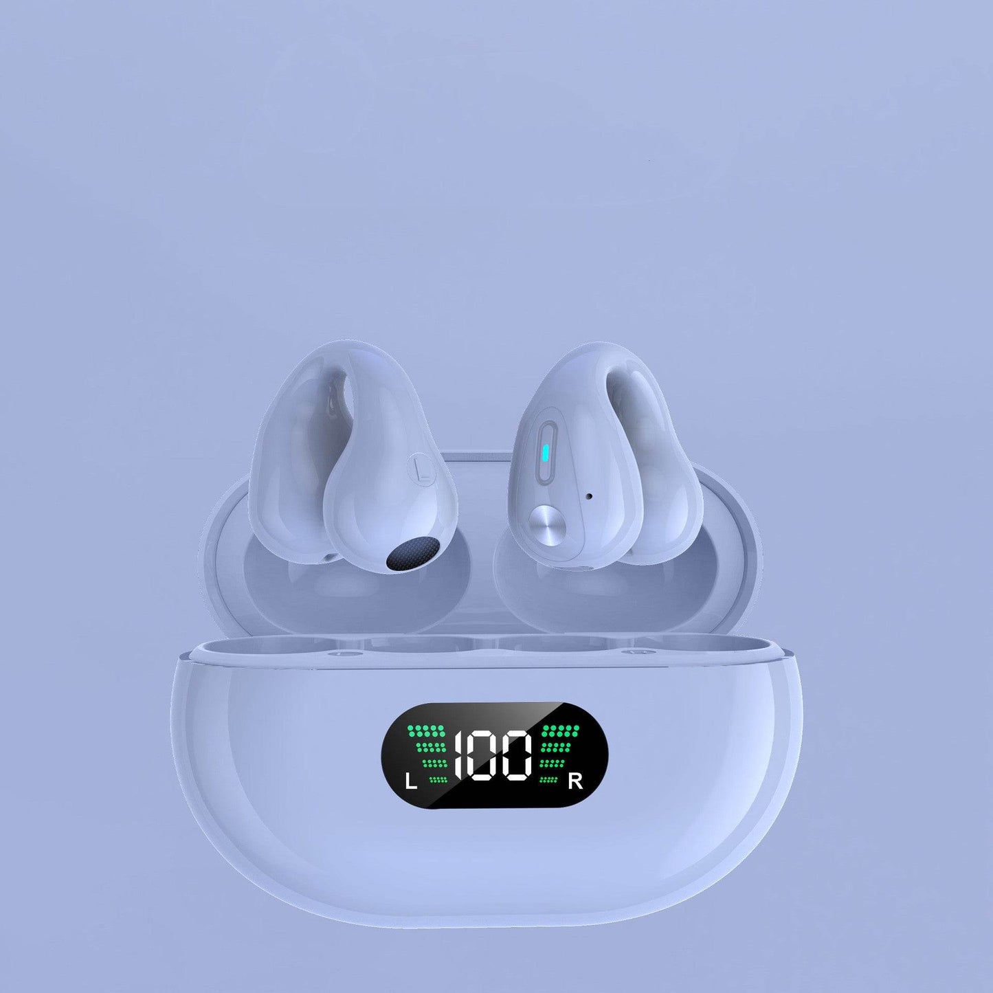 Bone Conduction Headphones TWS Earbuds Ear Clip Bluetooth 5.3 Touch Wireless Earphone In-Ear Bass HIFI Sports Headset - Here2Save