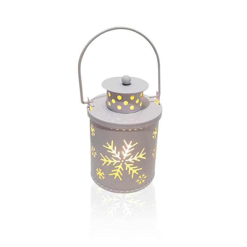 Christmas Candle Lights LED Small Lanterns Wind Lights Electronic Candles Nordic Style Creative Holiday Decoration Decorations - Here2Save