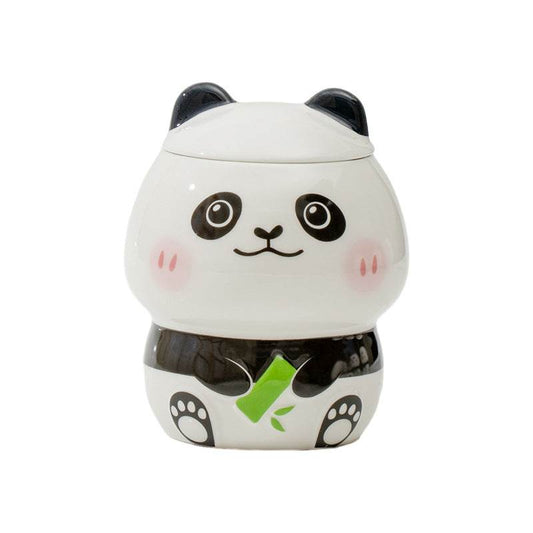 Cartoon Embossed Panda Mug Ceramic - Here2Save