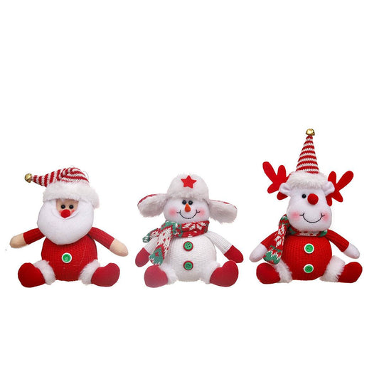 Christmas Decorations Cartoon Old Snowman Doll Christmas Tree Pendant - Here2Save