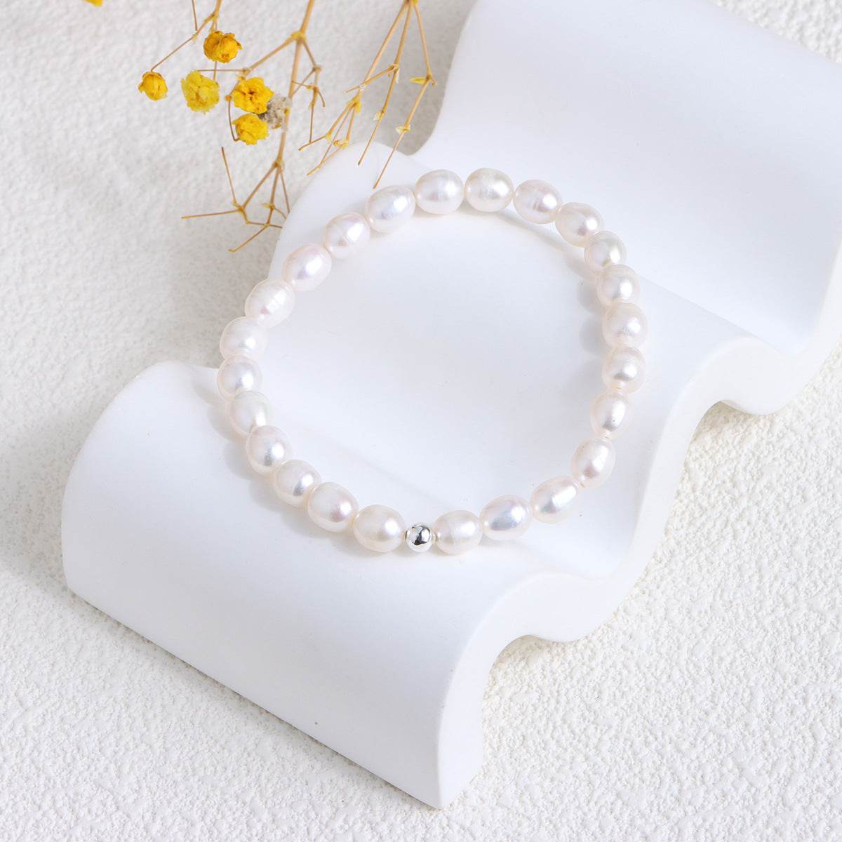 Freshwater Pearl Bracelet Female 14k Real Gold - Here2Save