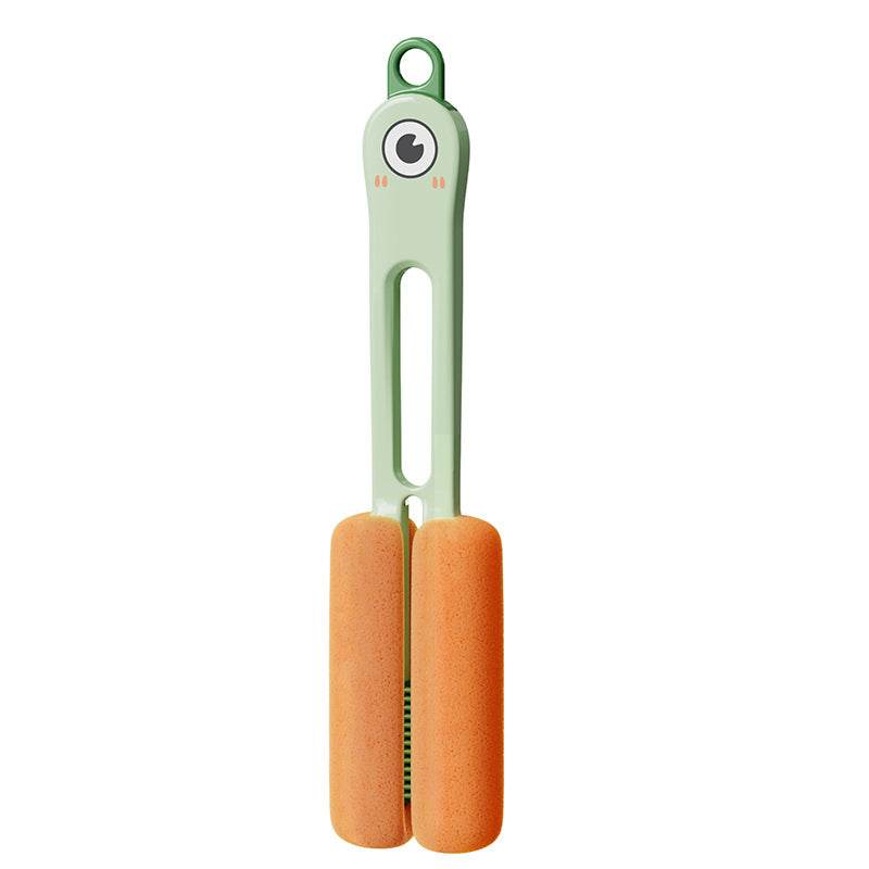 Four-in-one Cup Brush Long Handle Sponge - Here2Save