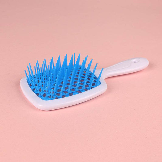 Square Hollow Comb Color Stitching Massage - Here2Save