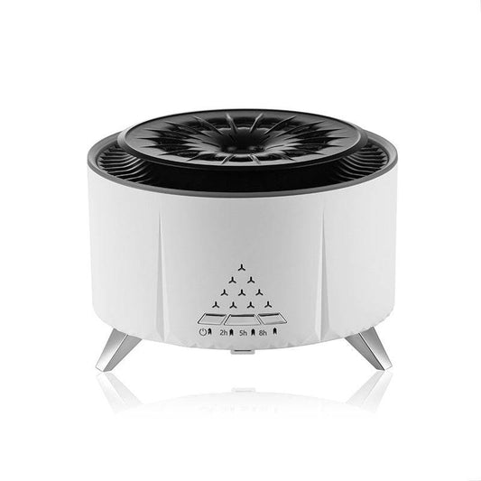 White Noise Flame Aroma Diffuser Desktop Humidifier - Here2Save