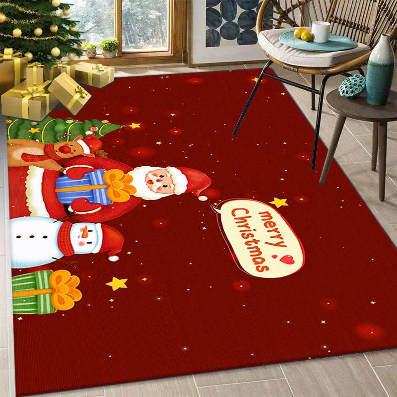 Christmas Living Room Decorative Floor Mat Door Mat Living Room Carpet In Stock Wholesale - Here2Save
