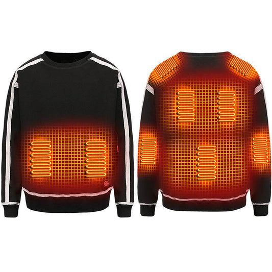 Electric Heated Jacket Clothes Color Matching Top USB Electric Heating - Here2Save