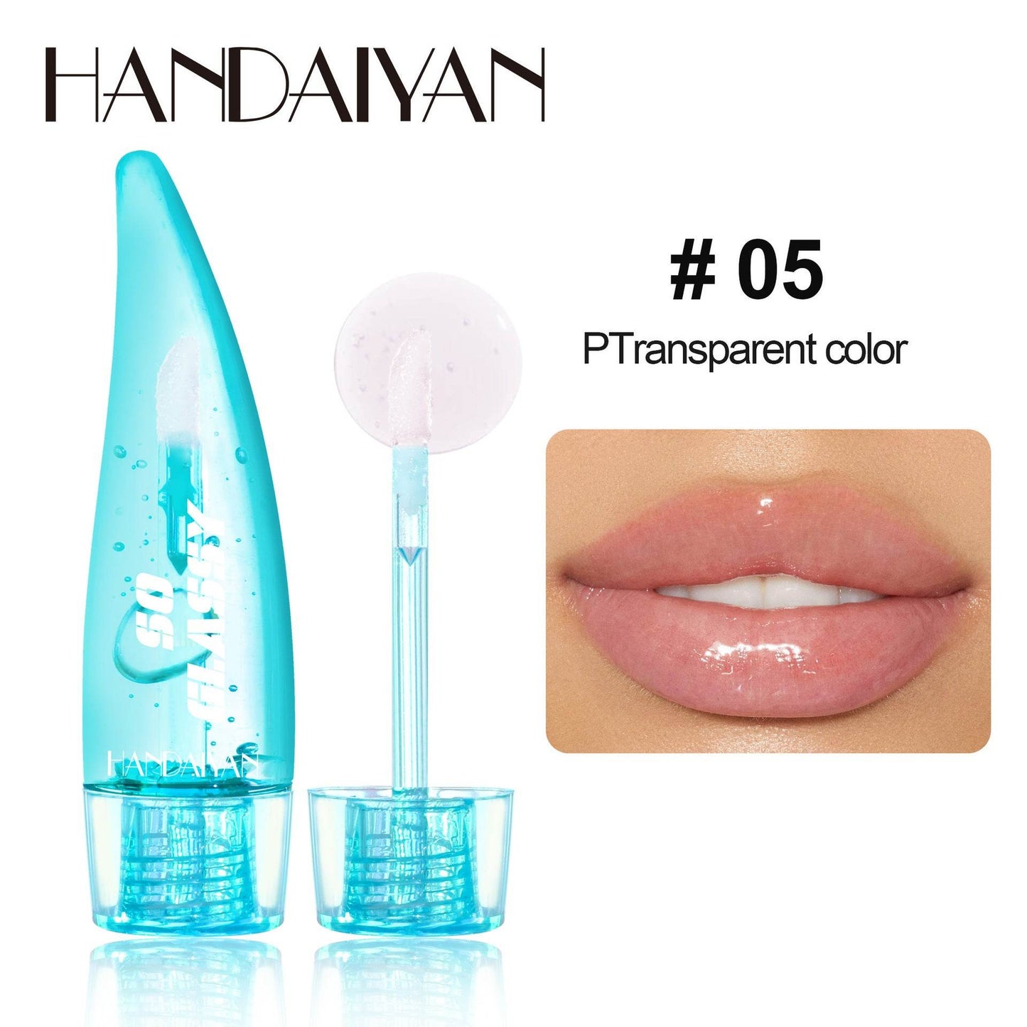 Color-changing Lip Gloss Pearlescent Mirror Glass Transparent - Here2Save