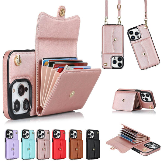 Crossbody Card Holder Phone Case Multi-function Card Holder - Here2Save