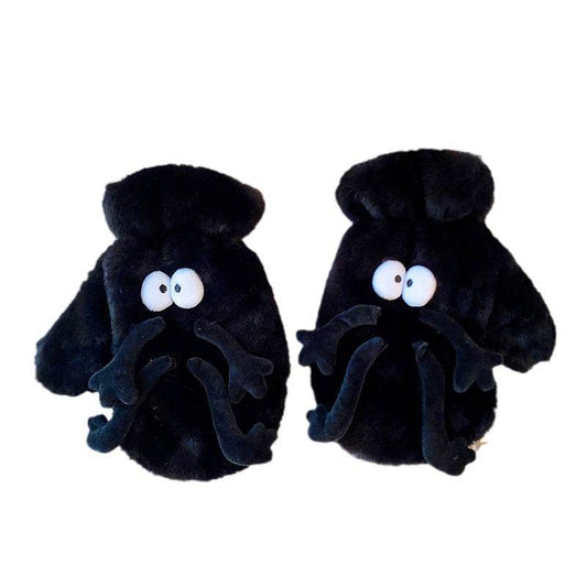 Women's Gloves Funny Cute Warm With Velvet - Here2Save