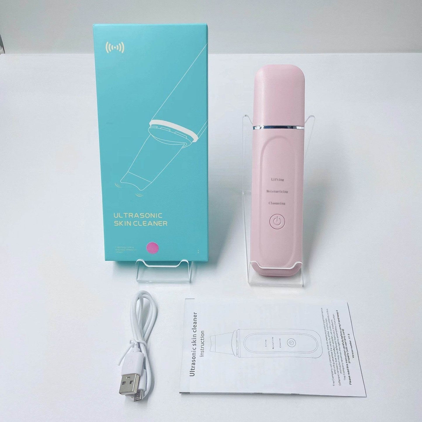 Ultrasonic Skin Cleaner Input And Output Instrument - Here2Save