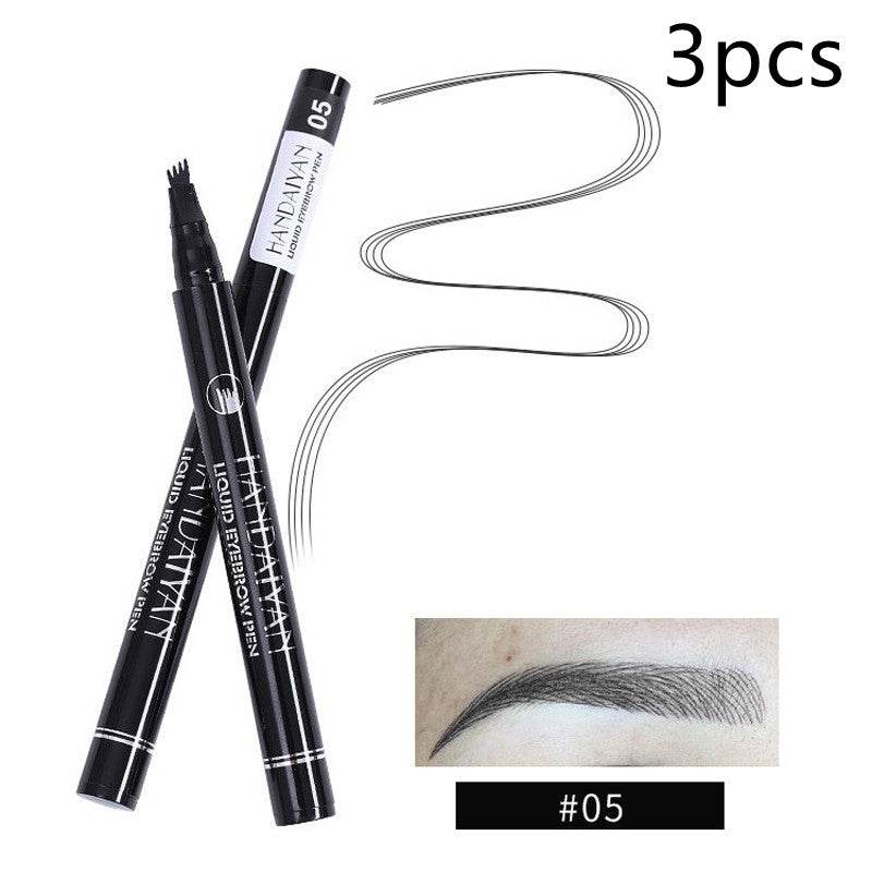 Four-head Eyebrow Pencil Liquid Eyebrow Pencil Tattoo Eyebrow Pencil Eyebrow Pencil 4-head Eyebrow Pencil Four-jaw Eyebrow Pencil - Here2Save