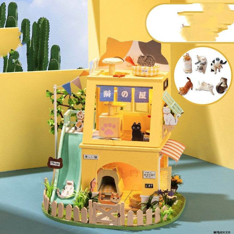Hut Handmade Model Art House Leisure Time Afternoon Tea - Here2Save