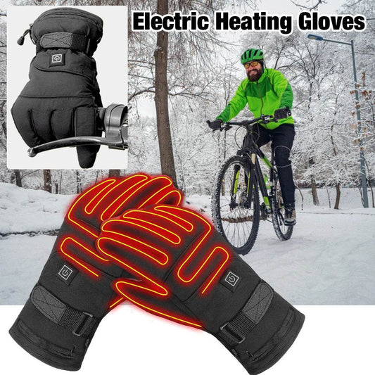 Winter Electric Heated Gloves Motorcycle Touch Screen Gloves - Here2Save
