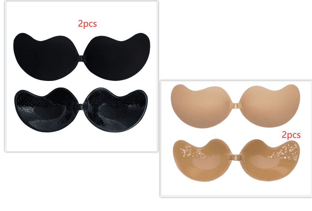 Invisible Push Up Bra Backless Strapless Bra Seamless Front Closure Bralette Underwear - Here2Save