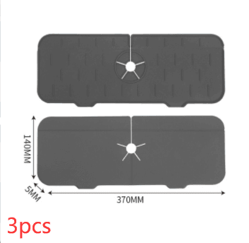 Kitchen Silicone Faucet Absorbent Mat Sink Splash Guard Silicone Faucet Splash Catcher Countertop Protector For Bathroom Kitchen Gadgets - Here2Save