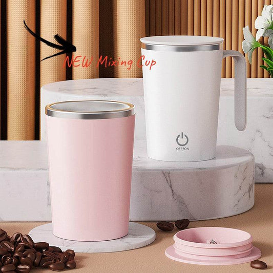Kitchen Electric Mixing Cup Stirring Coffee Cup Automatic Mixing Mugs Cup Lazy Rotating Magnetic Water Cup - Here2Save