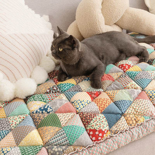 Retro Idyllic I Cotton Steamed Bread Non-slip Thickening Sofa Cushion - Here2Save